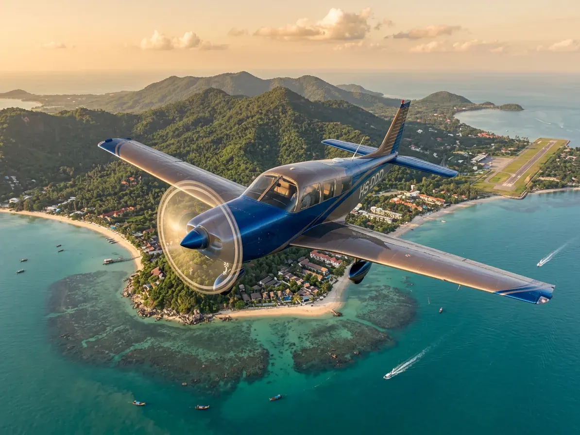 Private flight departure